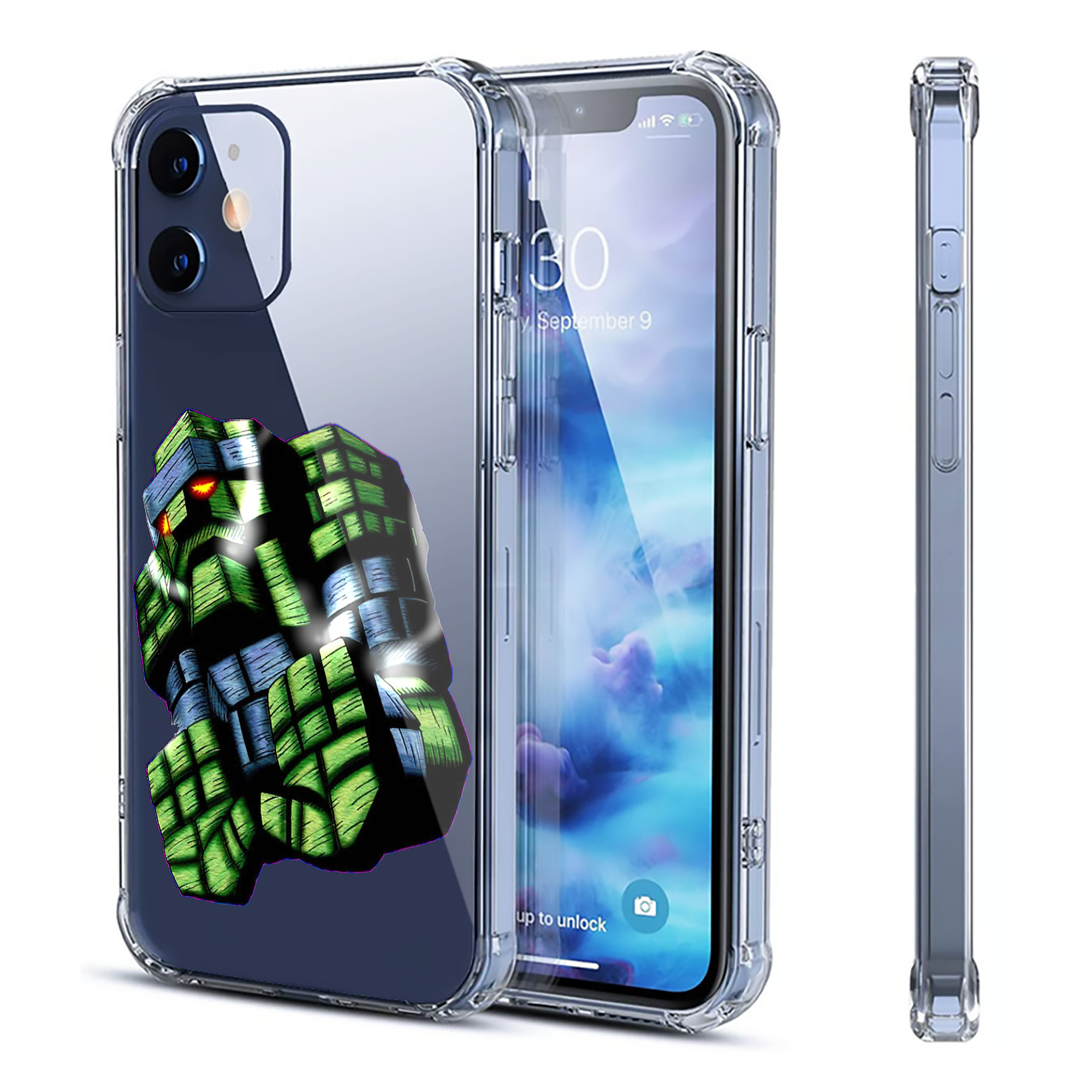 （画像用） 遊☆戯☆王 Yu-Gi-Oh! 【iPhone 12シリーズ対応】透明スマホケース（クリアソフトケース）